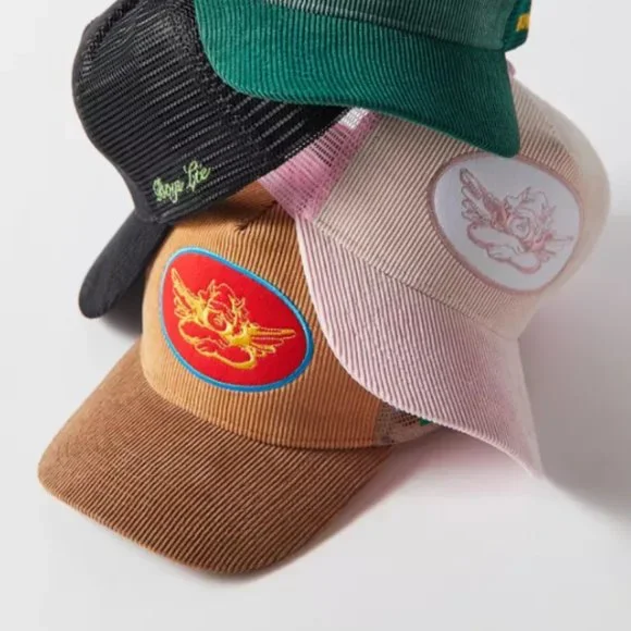 Boys Lie | Accessories | Boys Lie Corduroy Trucker Hat Brown  display picture 2